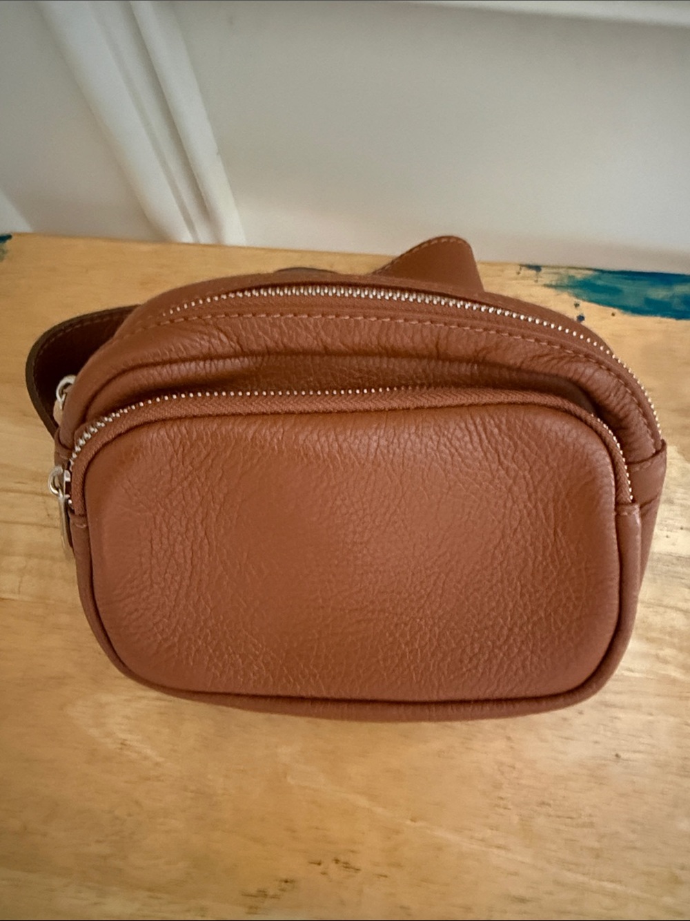 Isadora Brown Genuine Leather Crossbody Bag‎ - Picture 6 of 9